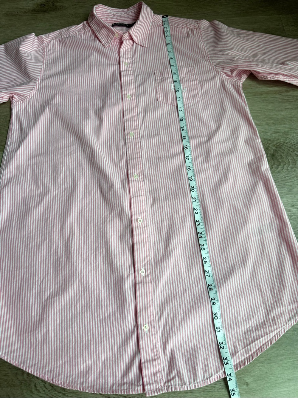 Lauren Ralph Lauren Heritage Essentials Woven Sleep Shirt Size M 100% Cotton - Picture 12 of 15